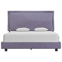 Bedframe stof lichtgrijs 140x200 cm - thumbnail