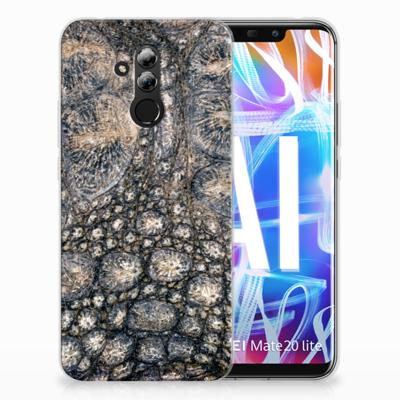 Huawei Mate 20 Lite | TPU Hoesje | Krokodillenprint