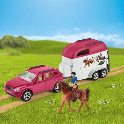 SCHLEICH - Auto met aanhanger - 72223 - Horse Club-assortiment