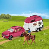 SCHLEICH - Auto met aanhanger - 72223 - Horse Club-assortiment - thumbnail