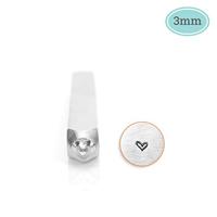 ImpressArt Embossing stempel, hart, l: 65 mm, afm 3 mm, 1 stuk - thumbnail