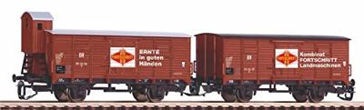 Piko TT 47033 TT 2-delige set overdekte goederenwagens G02 Fortschritt van de DR Piko TT 47033 TT 2-delige set overdekte goederenwagens G02 Fortschritt van de DR