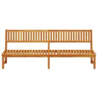 Ligstoel Olie naturel 200 x 57 x 75cm Massief acaciahout - thumbnail