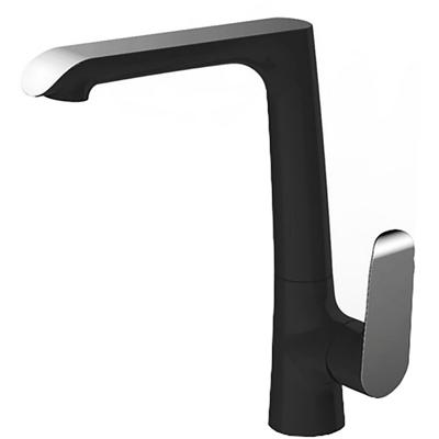 Wiesbaden Tarma Keukenkraan Zwart Chroom - Modern Design