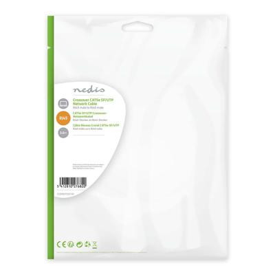 CAT5e SF/UTP Crossover-Netwerkkabel | RJ45 Male - RJ45 Male | 3,0 m | Grijs