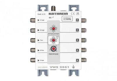 Kathrein VWS 2551 Satellietsignaalversterker 4-voudig 16 dB Kathrein VWS 2551 Satellietsignaalversterker 4-voudig 16 dB