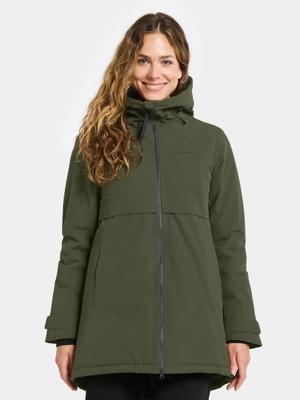 Didriksons Helle Parka Jas Dames Deep Green 46