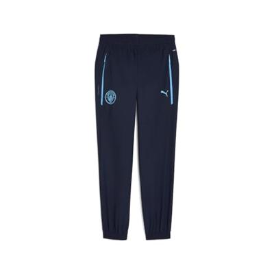 Manchester City Tech Woven Trainingspak Senior 2025/2026 Donkerblauw - Maat XS - Kleur: DonkerblauwLichtblauw | Soccerfanshop