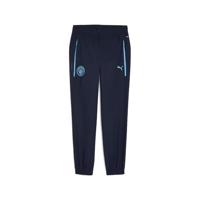 PUMA Manchester City Pumatech Trainingsbroek Woven 2025-2026 Donkerblauw Lichtblauw - thumbnail