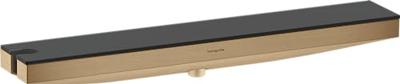 Hansgrohe Rainfinity muuraansluiting Porter 500 met douchehouder en planchet L, Brushed Bronze