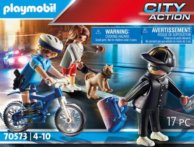 Playmobil 70573 City Action Politiefiets Achtervolging van de Zakkenroller Playmobil 70573 City Action Politiefiets Achtervolging van de Zakkenroller