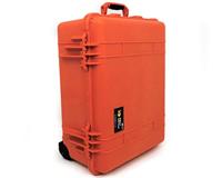 Peli 1560 Grote Transport Koffer Voor Drone-, Camara-, En Filmapparatuur, IP67 Water- En Stofdicht, Capaciteit: 44L, Gemaakt In Duitsland, Met Aanpasbaar Plukschuim, Kleur: Oranje - thumbnail