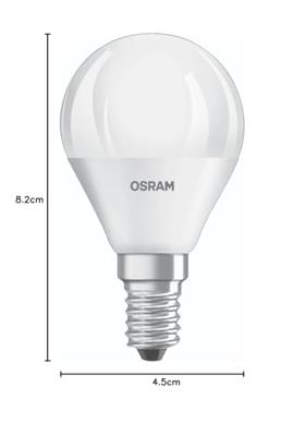 OSRAM HOMELIGHTING 4058075429727 LED-lamp Energielabel F (A - G) E14 Peer 4.9 W = 40 W Neutraalwit (Ø x h) 45 mm x 82 mm Niet dimbaar 3 stuk(s) OSRAM HOMELIGHTING 4058075429727 LED-lamp Energielabel F (A - G) E14 Peer 4.9 W = 40 W Neutraalwit (Ø x h) 45 mm x 82 mm Niet dimbaar 3 stuk(s)