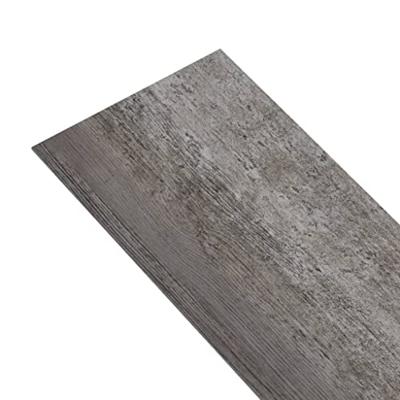 Vloerplanken zelfklevend 5,02 m 2 mm PVC gestreept houtkleurig - thumbnail