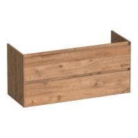 Brauer Inspire - Onderkast - 120 cm - met 2 Softclose Lades Greeploos en 2 Sifon Uitsparingen - Chateau - thumbnail