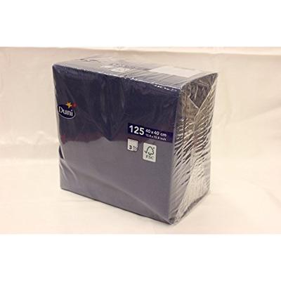 Duni - Dunisoft Servetten Blauw 40X40 - 125 stuks Duni - Dunisoft Servetten Blauw 40X40 - 125 stuks