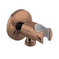 Best Design Handdouchehouder Dijon Opsteek Muuraansluiting PVD Brons - thumbnail