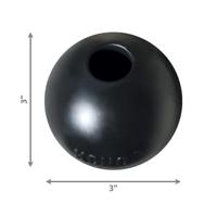 Hond X-treme rubber bal zwart medium Kong Gebr. de Boon - Kong - thumbnail