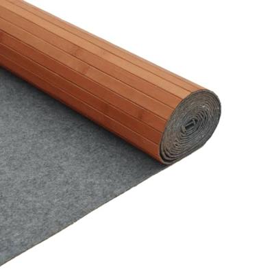 VidaXL Vloerkleed rechthoekig 80x300 cm bamboe bruin