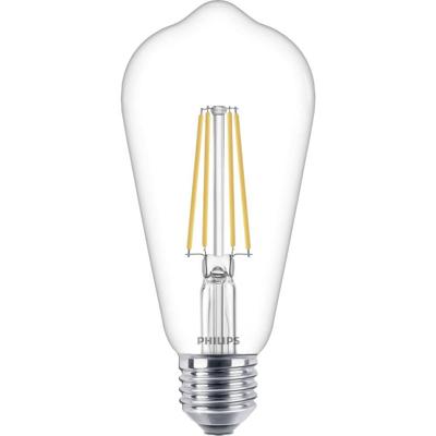 Philips LED 76305300 LED-lamp Energielabel E (A - G) E27 Speciale vorm 7 W = 60 W Warmwit (Ø x l) 6.4 cm x 14 cm 1 stuk(s)