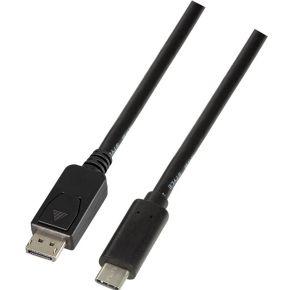 LogiLink UA0335 USB-C-displaykabel USB-C / DisplayPort Adapterkabel USB-C stekker, DisplayPort-stekker 1.80 m Zwart LogiLink UA0335 USB-C-displaykabel USB-C / DisplayPort Adapterkabel USB-C stekker, DisplayPort-stekker 1.80 m Zwart