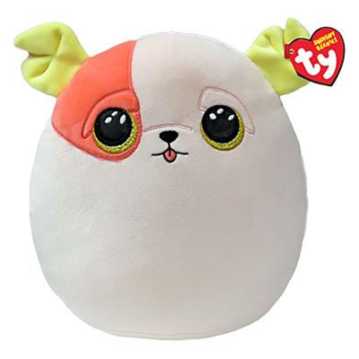 TY Squishy Beanies Knuffelkussen Hond Patch 20 cm TY Squishy Beanies Knuffelkussen Hond Patch 20 cm