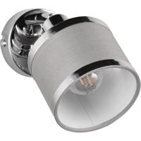 LED Wandspot Chroom Metaal - E14 Fitting - 1-Lichts - thumbnail