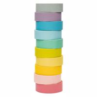 Colorations - washi tape pastel kleuren, set van 10 - thumbnail