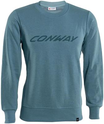 CONWAY sweatshirt "big logo" sweatshirt big logo size m stone blue