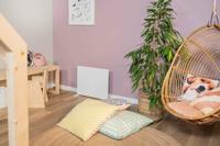 Eurom Mon Soleil DSP 400 Wifi Infrarood Verwarming 73x60x5cm 400watt hangend/staand Metaal Wit 361896 - thumbnail