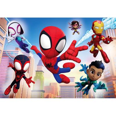 Clementoni legpuzzel super color spidey and his amazing friends 2x60st.