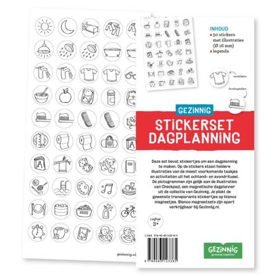 Gezinnig Stickerset dagplanning