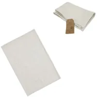 Placemat katoen wit 45 x 30 cm | 36 stuks - thumbnail