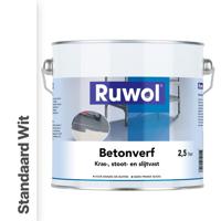 Ruwol Betonverf Standaard Wit 2,5 liter - thumbnail