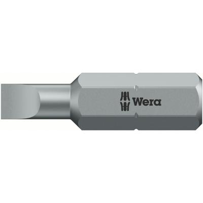 Wera 800/1 Z Sleufschroeven Bits, 1.2 x 6.5 x 25 mm - 1 stuk(s) - 05072061001