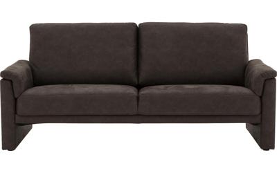 Goossens Bank Pim donkerbruin, micro leer, 3-zits, urban industrieel Goossens Bank Pim donkerbruin, micro leer, 3-zits, urban industrieel