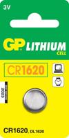 GP Batteries Knoopcel CR1620 Lituim 3V - thumbnail