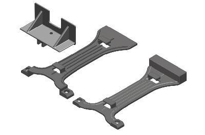 Team Corally Battery Brace 2S/3S - Composite (C-00250-006)