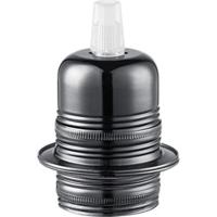 Light depot - metalen 2-rings fitting E27 - zwart - Outlet - thumbnail