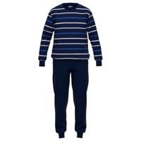 Gotzburg pyjama klima activ met boorden blauw - thumbnail