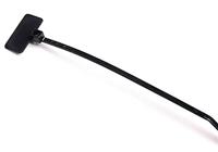 HellermannTyton 111-81910 IT18FL-PA66-BK Kabelmarkeringdrager met kabelbinder Montagemethode: Kabelbinder Markeringsvlak: 20.50 x 9 mm Zwart 100 stuk(s) - thumbnail