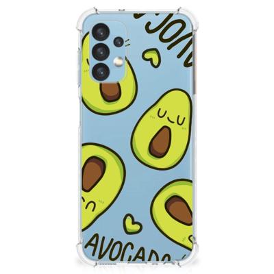 Samsung Galaxy A13 (4G) Stevig | Bumper Hoesje | Avocado Singing Samsung Galaxy A13 (4G) Stevig | Bumper Hoesje | Avocado Singing