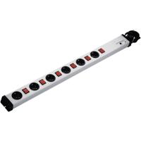 Ehmann 0232x00062301 Overspanningsveilige stekkerdoos 6-voudig Grijs Randaarde stekker 1 stuk(s) - thumbnail