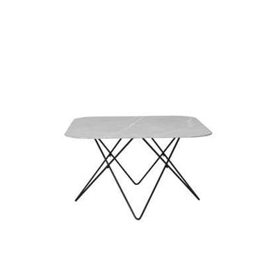 Nohr Salontafel 'Dominique' Marmerlook, 80 x 80cm, kleur Grijs