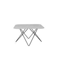 Nohr Salontafel 'Dominique' Marmerlook, 80 x 80cm, kleur Grijs - thumbnail
