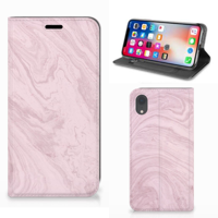 Apple iPhone Xr | Standcase | Marble Pink - Origineel Cadeau Vriendin - thumbnail