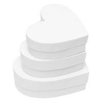 Colorations - papier-mache dozen hartvorm, 3st. - thumbnail