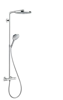 Hansgrohe Raindance select s240 2jet showerpipe wit/chroom 27129400 Hansgrohe Raindance select s240 2jet showerpipe wit/chroom 27129400
