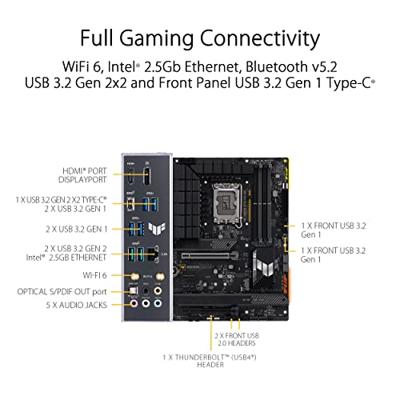 ASUS TUF GAMING H770-PRO WIFI Intel H770 LGA 1700 ATX