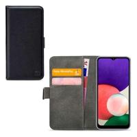 Mobilize Classic Gelly Wallet Book Case Samsung Galaxy A22 5G Black - thumbnail